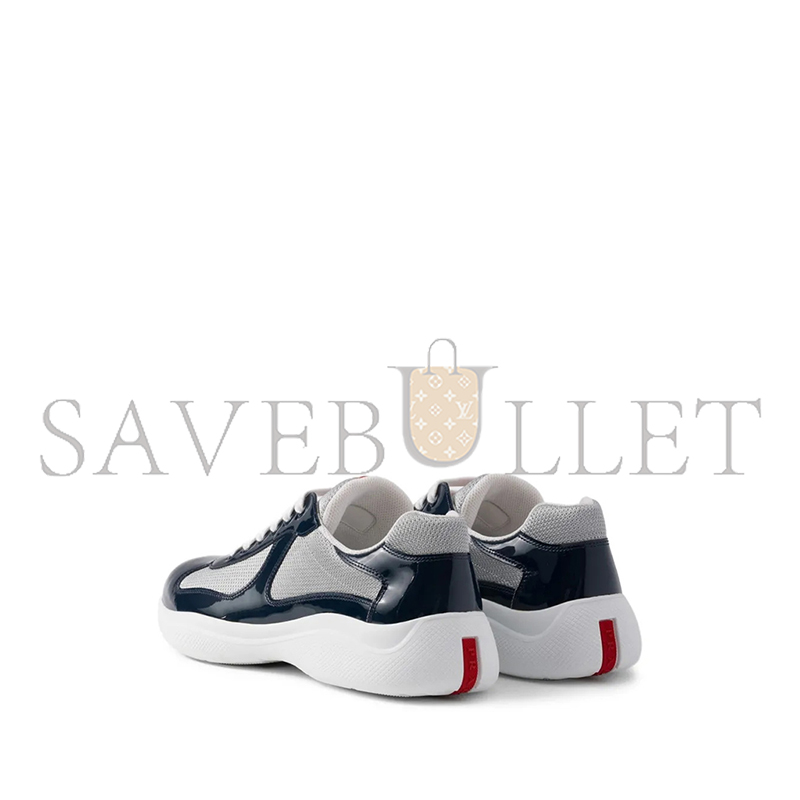 PRADA PATENT LEATHER AND TECHNICAL FABRIC PRADA AMERICA'S CUP SNEAKERS 4E3400 PRADA PATENT LEATHER AND TECHNICAL FABRIC PRADA AMERICA'S CUP SNEAKERS 4E3400